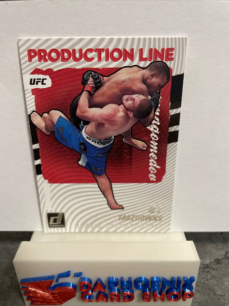 Khabib Nurmagomedov  UFC 2022 Panini Donruss Production Line #5