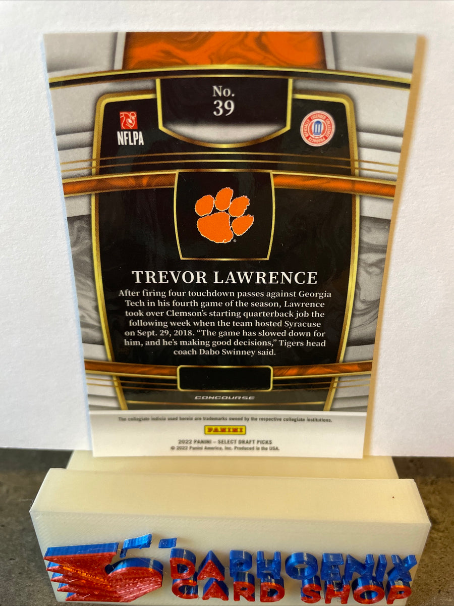 2022 Panini Select Draft Picks Concourse #39 Trevor Lawrence