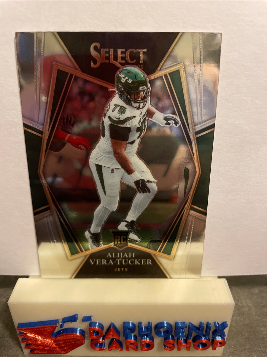 : 2021 Select Alijah Vera-Tucker Jets Rookie Football Card #186 :  Collectibles & Fine Art