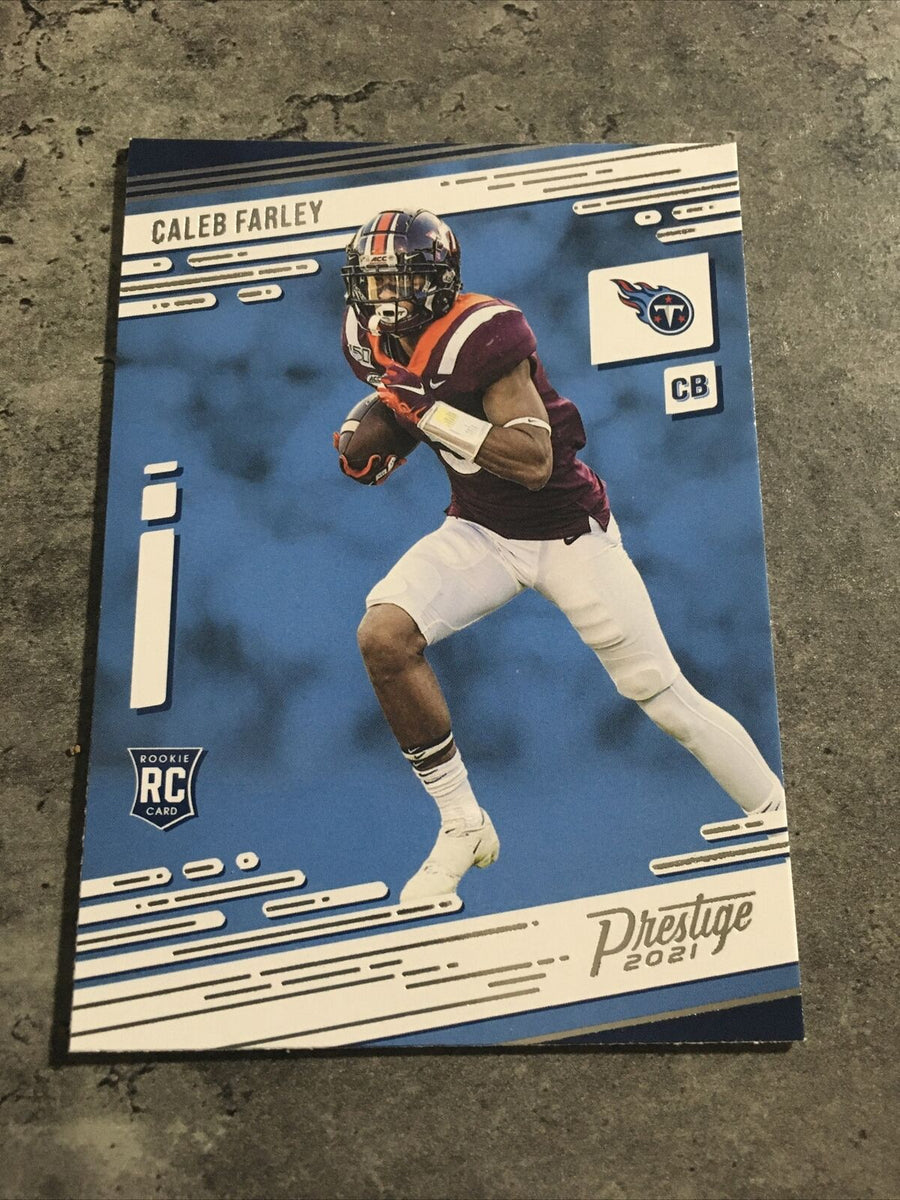 Caleb Farley Titans 2021 Panini Prestige Rookie #247 – DA PHOENIX