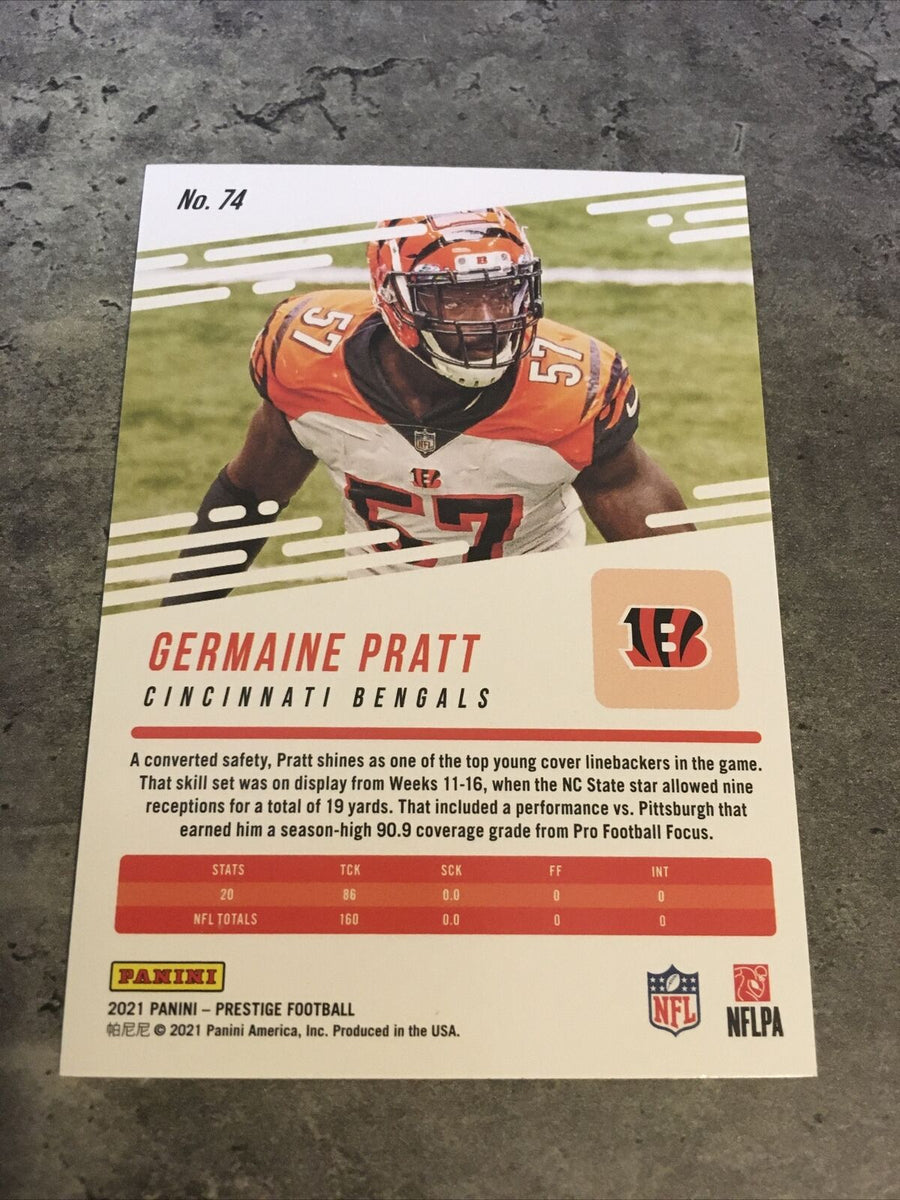 Germaine Pratt Bengals 2021 Panini Prestige #74 – DA PHOENIX CARD SHOP