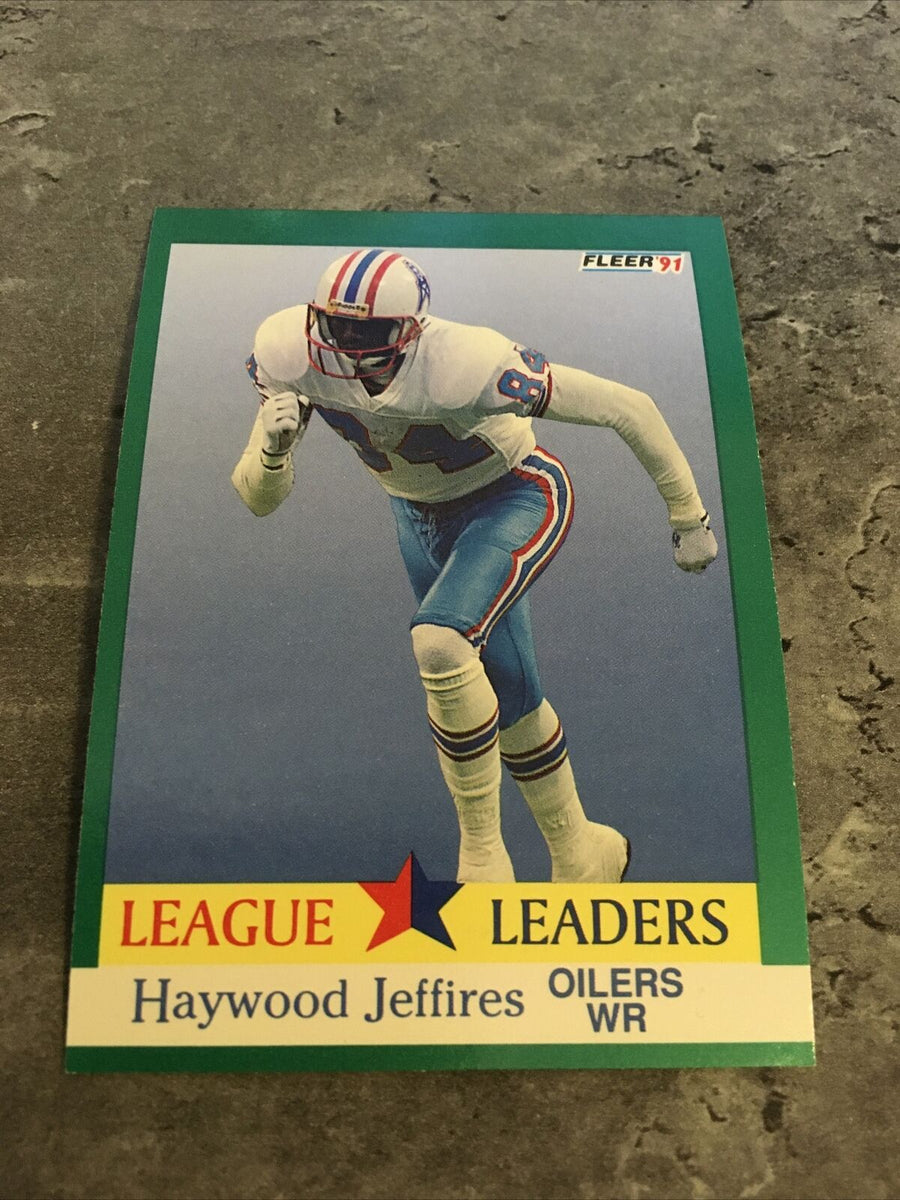 Haywood Jeffires Oilers 1991 Fleer League Leaders #412 – DA PHOENIX CARD  SHOP