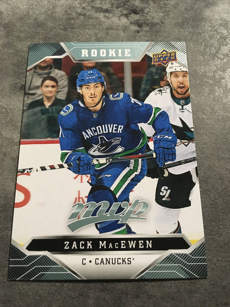 Zack MacEwen Canucks 2019-2020 Upper Deck MVP Rookie #246