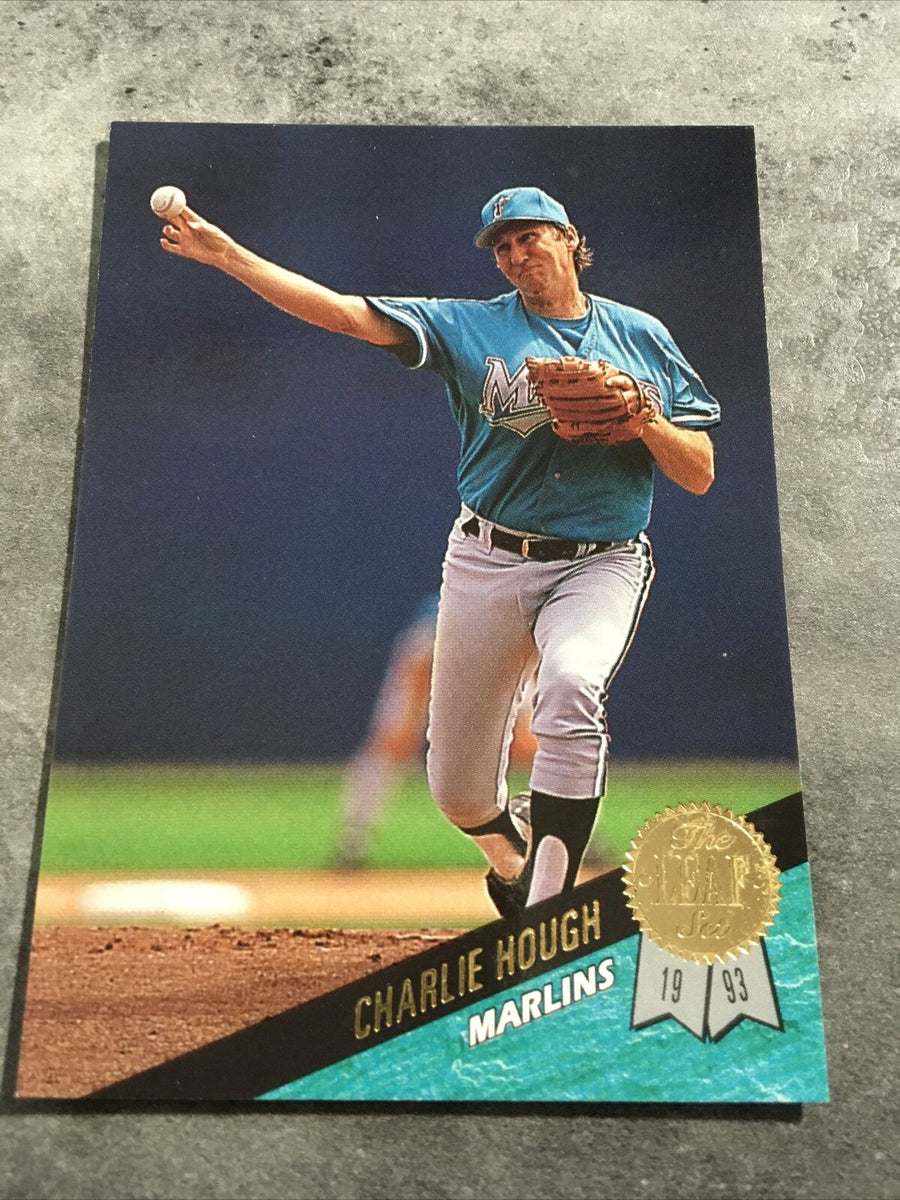 Charlie Hough 1993 Leaf #384 Florida Marlins Baseball Card