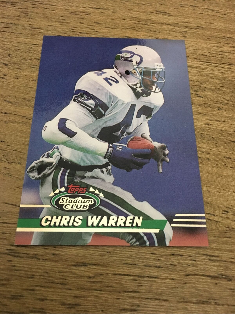 Chris Warren Seahawks 1993 Topps Stadium Club 16 DA PHOENIX CARD SHOP