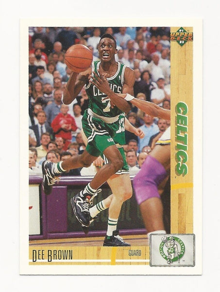 Dee Brown Celtics 1991-1992 Upper Deck #143