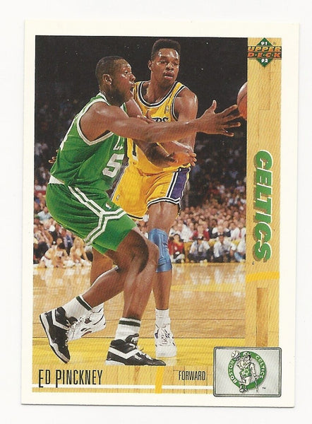 Ed Pinckney Celtics 1991-1992 Upper Deck #129