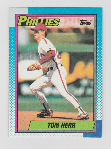 Tom Herr Phillies 1990 Topps #297