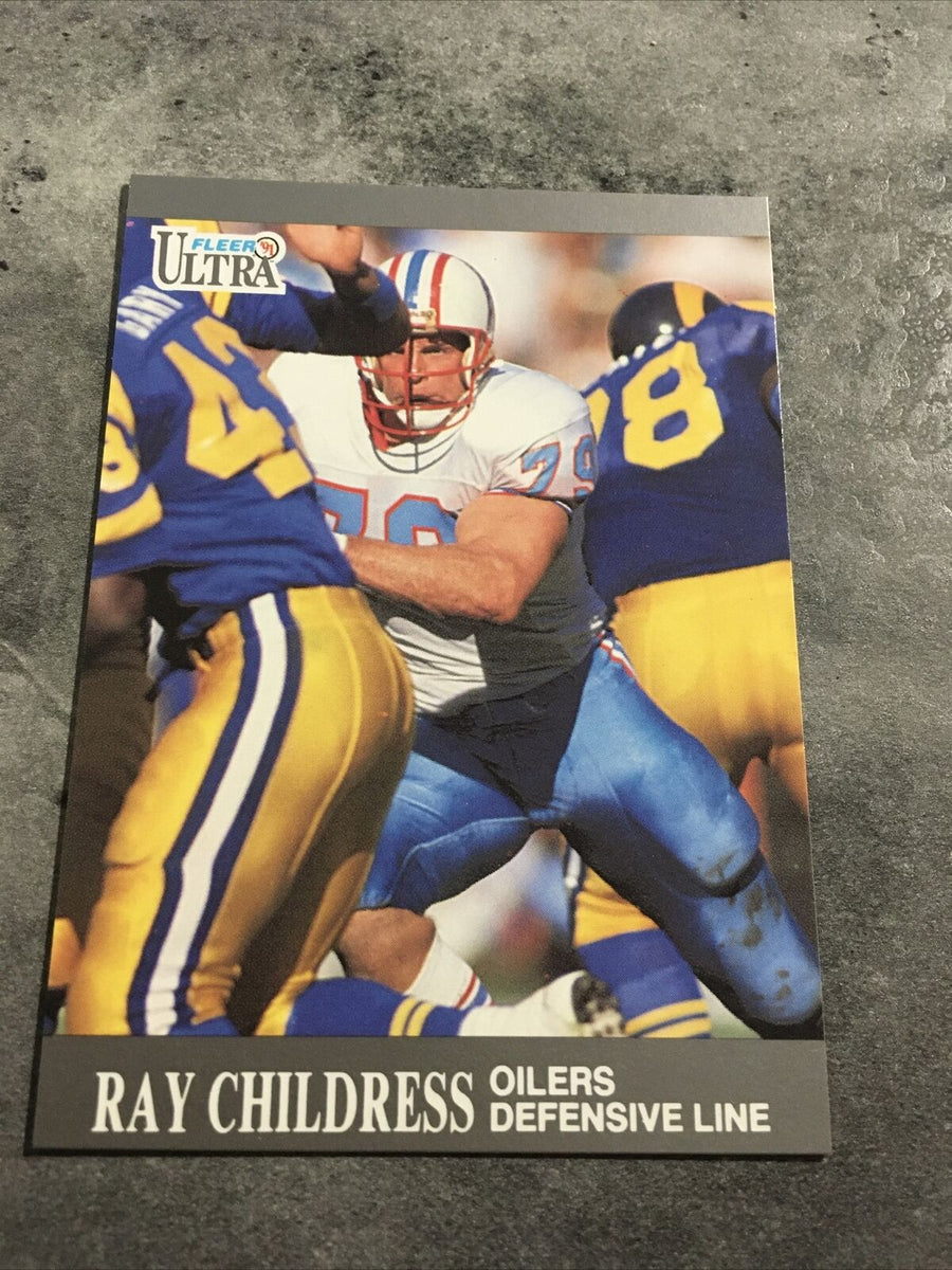 Ray Childress Oilers 1991 Fleer Ultra #44 – DA PHOENIX CARD SHOP