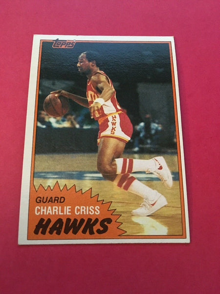Charlie Criss Hawks 1981-1982 Topps #67