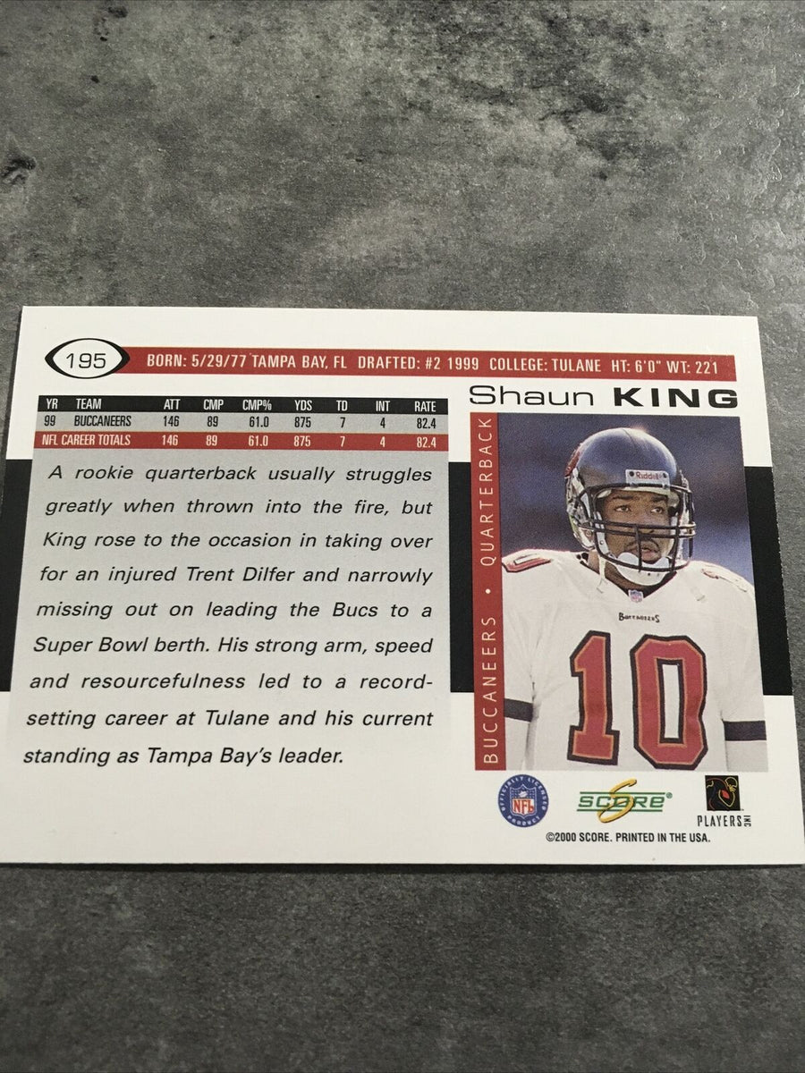 Shaun King Buccaneers 2000 Score #195 – DA PHOENIX CARD SHOP