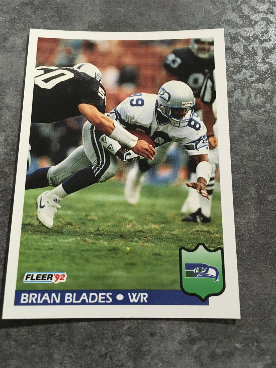 Brian Blades Seahawks 1992 Fleer #388 – DA PHOENIX CARD SHOP
