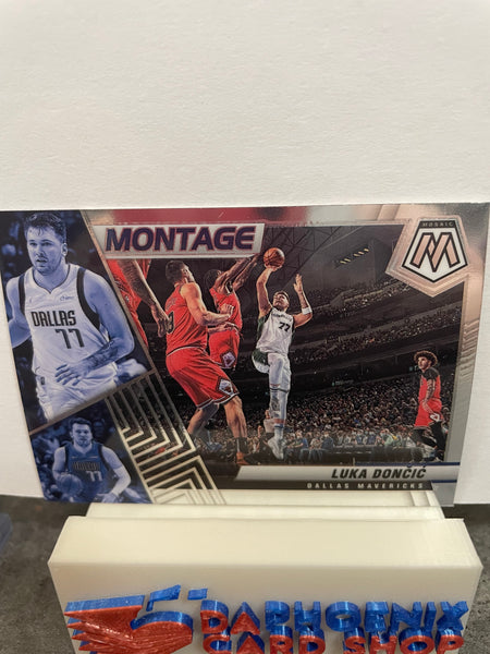 Luka Doncic  Mavericks 2021-22 Panini Mosaic Montage #26