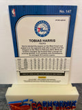 Tobias Harris  76ers 2019-20 Panini NBA Hoops Premium Stock Blue Cracked Ice Prizm #147