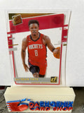 Jae'Sean Tate Rockets 2020-21 Panini Clearly Donruss Rated Rookie Gold #81