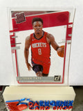 Jae'Sean Tate Rockets 2020-21 Panini Clearly Donruss Rated Rookie #81
