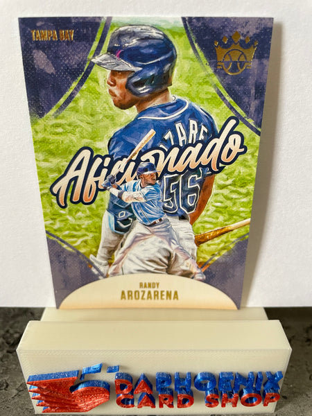 Randy Arozarena Rays 2021 Panini Diamond Kings Aficionado Rookie #A-9