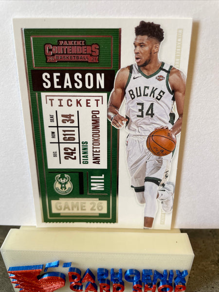 Giannis Antetokounmpo  Bucks 2020-21 Panini Contenders #99