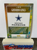 Micah Parsons Cowboys 2021 Panini Chronicles Gridiron Kings Pink Rookie #GK-35