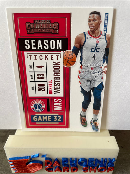 Russell Westbrook  Wizards 2020-21 Panini Contenders #60