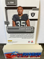 Zamir White   Raiders 2022 Panini Donruss Rated Rookie Portrait #334