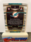 Hunter Long   Dolphins 2021 Panini Select  Rookie#93