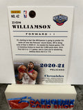 Zion Williamson  Pelicans 2020-21 Panini Chronicles #42