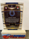 Kwity Paye  Colts 2021 Panini Select Rookie #87