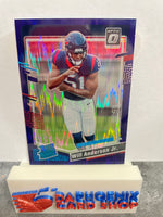 Will Anderson Jr. Texans 2023 Panini Donruss Optic Purple Shock Rookie #246