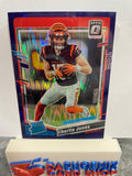Charlie Jones Bengals 2023 Panini Donruss Optic Purple Shock Prizm Rookie#223
