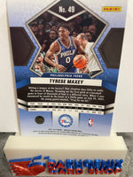 Tyrese Maxey  76ers 2021-22 Panini Mosaic #49