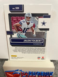 Jalen Tolbert  Cowboys 2022 Panini Donruss Rated Rookie#331