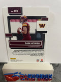 Sam Howell Commanders 2022  Panini Donruss Rated Rookie #305