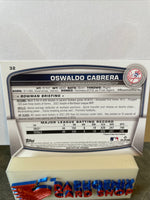 Oswaldo Cabrera  Yankees 2023 Bowman Rookie  #32