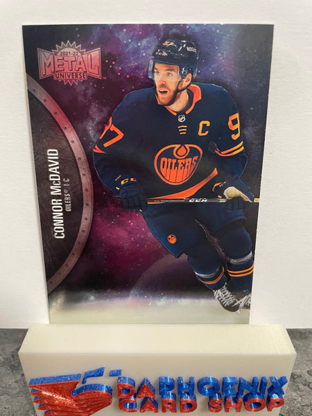 Connor McDavid Oilers 2021-22 Skybox Metal Universe #1