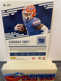Kadarius Toney  Giants 2021 Panini Prestige Xtra Points Diamond Rookie #214