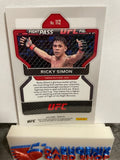 Ricky Simon   UFC 2022 Panini Prizm Rookie #112