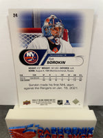 Ilya Sorokin Islanders 2020-21 Upper Deck NHL Rookie Box Set#24