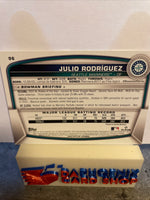 Julio Rodriguez   Mariners 2023 Bowman Rookie #96