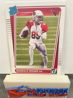 Rondale Moore   Cardinals 2021 Panini Donruss Rated Rookie  #270