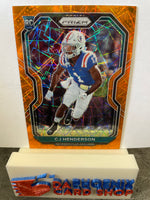 CJ Henderson  Jaguars 2020 Panini Prizm Orange Lazer Prizm Rookie #351