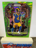 Greg Zuerlein  Cowboys 2020 Panini Prizm Neon Green Pulsar Prizm #279