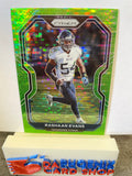 Rashaan Evans Titans 2020 Panini Prizm Neon Green Pulsar Prizm #107