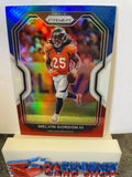 Melvin Gordon III   Broncos 2020 Panini Prizm Red White & Blue Prizm #115