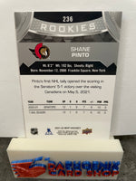 Shane Pinto  Senators 2021-22 Upper Deck MVP  Silver Script Rookies #236SP