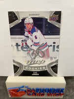 Zac Jones Rangers 2021-22 Upper Deck MVP Silver Script Rookie #225