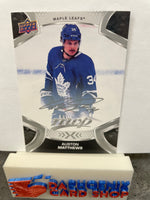 Auston Matthews Maple Leafs 2021-22 Upper Deck MVP Silver Script #215 SP