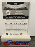 Auston Matthews Maple Leafs 2021-22 Upper Deck MVP Silver Script #215 SP