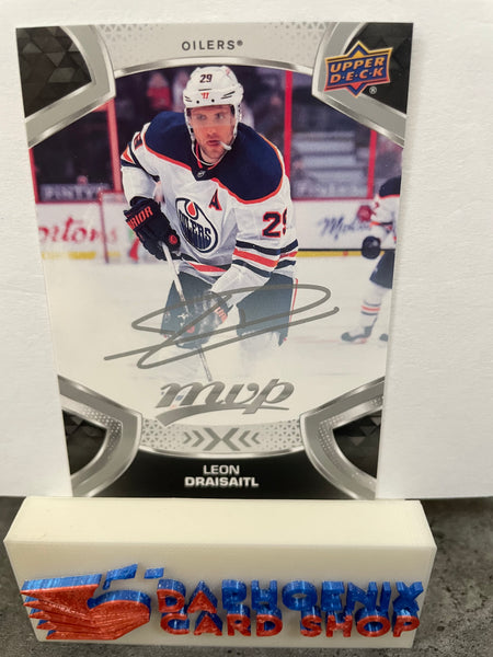 Leon Draisaitl Oilers 2021-22 Upper Deck MVP Silver Scripts  #210 SP