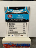 Cole Caufield  Canadiens 2021-22 Upper Deck MVP Ice Battles  Rookie #243